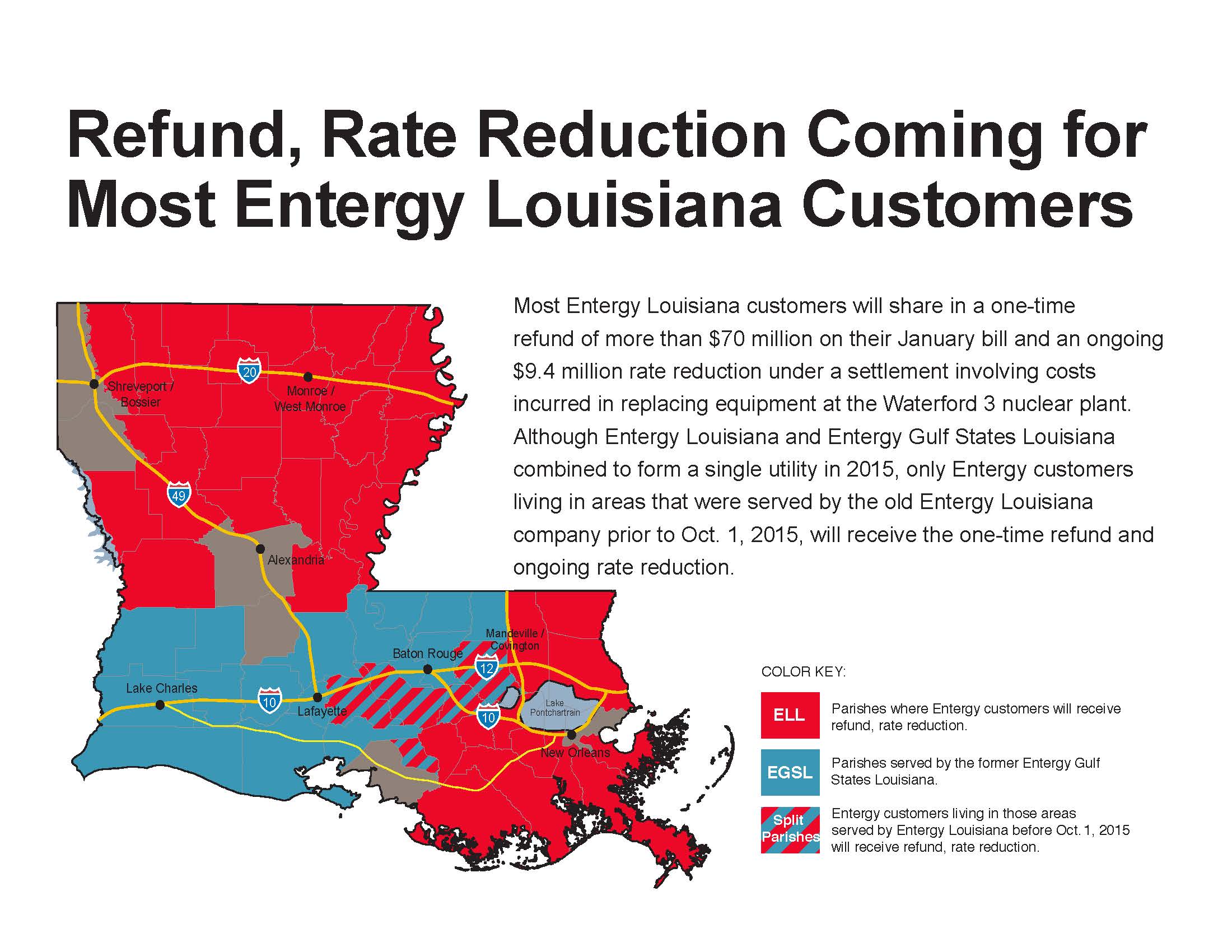 Entergy Louisiana Rate Reduction Entergy Newsroom